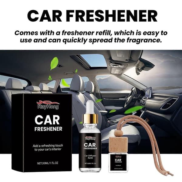 2025 Senaste Modell Bil Doft Luftfräschare Set, Aromaterapi Inuti Bilen