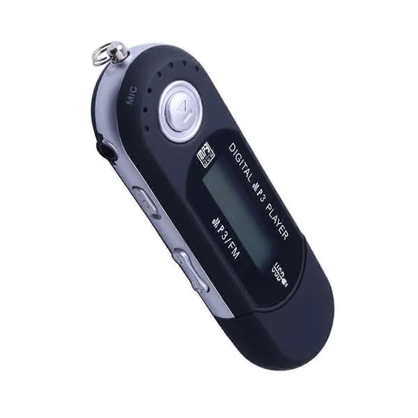 Portable USB MP3 Player Music Player Digital LCD Screen Black