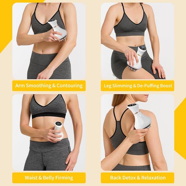 Electric Lymphatic Massager - Deep Cellulite Massage & Body Massage with Display