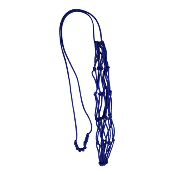 Fodboldnetpose Nylonnetpose Holdbart bærbart tilbehør Udendørs netpose Blue