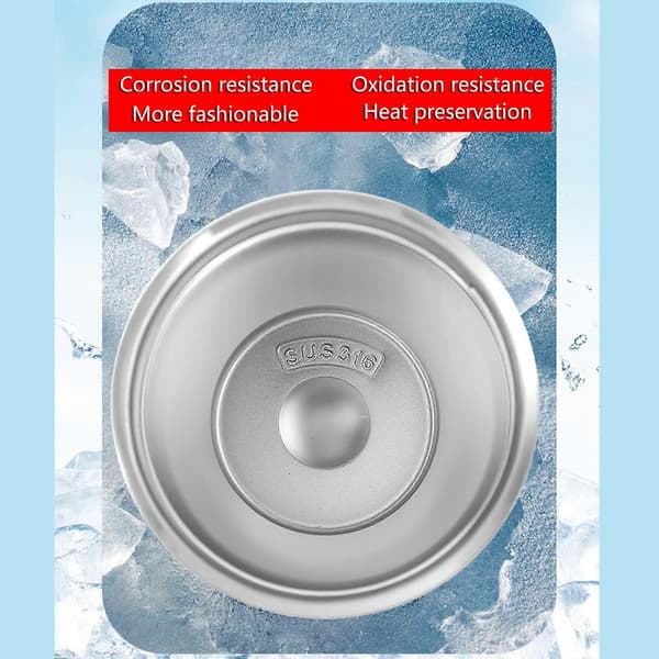 Kaffemugg Biltermosmugg Läckagesäker Resetermosmugg för Vatten Kaffe Termo 400ML Dubbel Rostfritt Stål Red