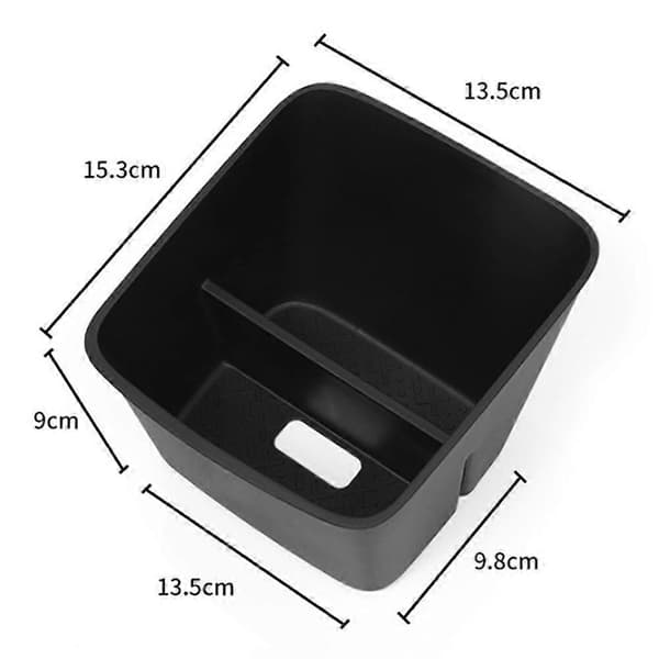 TPE Center Console Organizer - Vattentät förvaringsfack för Baojun Yep Plus Under Console Box 1pcs