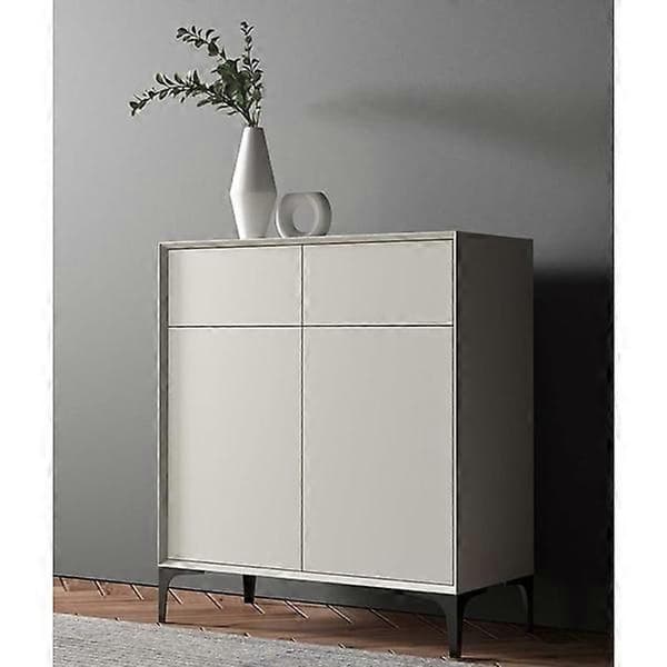 4-pak 10 cm sorte møbelben i metal - til skabe, sofa, kaffe