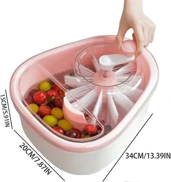 Fruit Cleaner Spinner, Generic Fruit Washer, Fruit and Vegetable Washer Spinner, Fruit Washer Spinner Device Vegetable Cleaner