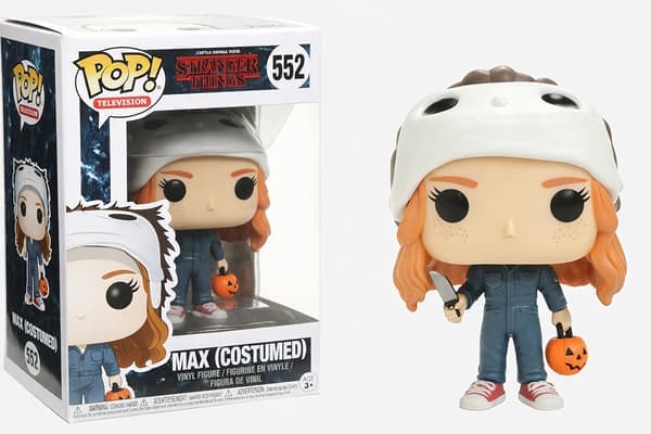 Stranger Things Max Vinylfigur, Samlarfigur Max Leksaksmodell med Fönsterförpackning för Fans och Samlare