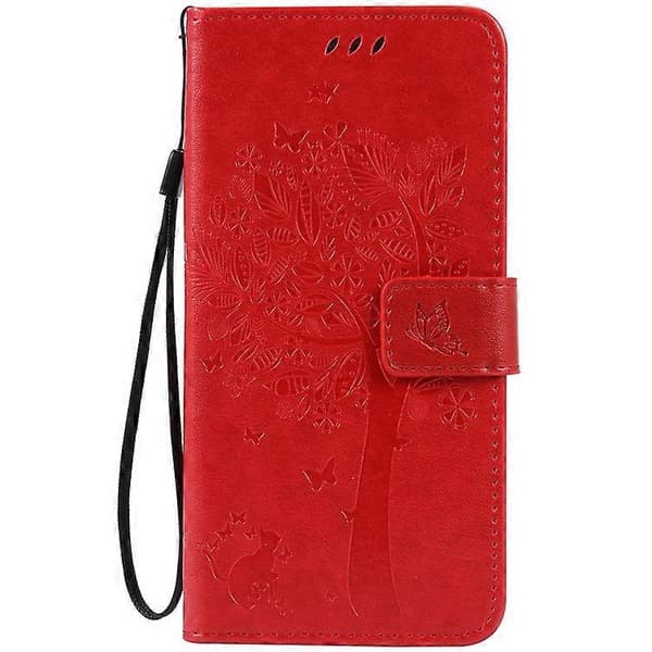 Huawei telefonfodral för Huawei P60 telefonfodral stativ Röd