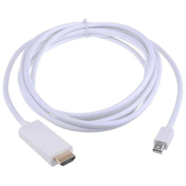 Til iMac Mac Mini 10FT/3M Mini DP Display Port Thunderbolt til HDMI Kabel Adapter Vit