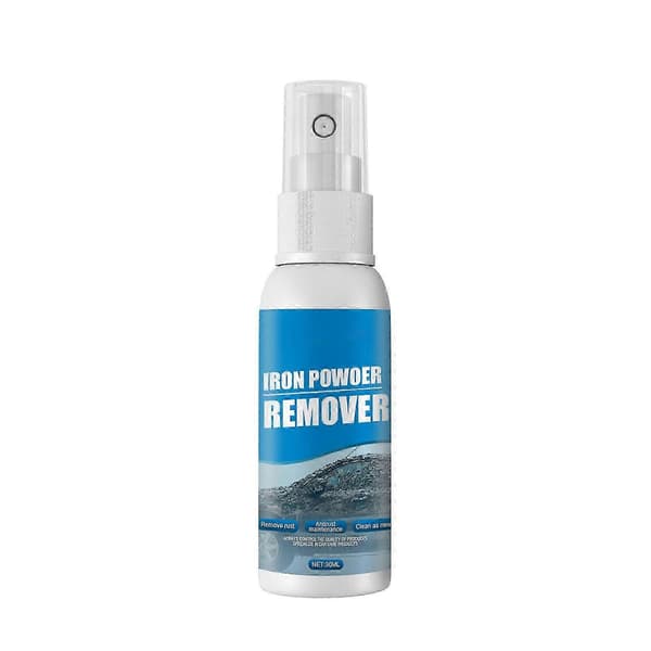 Bil Rustfjerner Spray, Jernpulverfjerner, Rustfjerner for Bilhjul, Bil Rustfjerningsspray 100ml/ 1 pièce 30ml