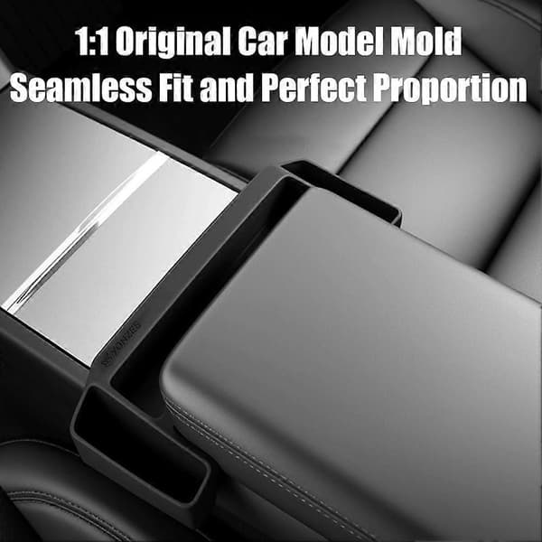 Mittkonsolbricka för Tesla Model 3 Y Y L Silikon Delad Förvaring Halkfri Model3 Y Y L A 1set