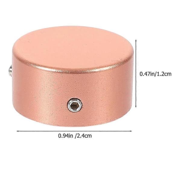 Rose Pedal Footswitch Toe Caps Guitar Effect Accessories Replacement Covers Rose Gold