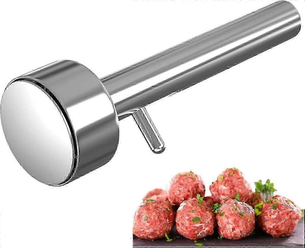 Ny Falafelform i Rostfritt Stål för Läckra Bollberedningar 2st