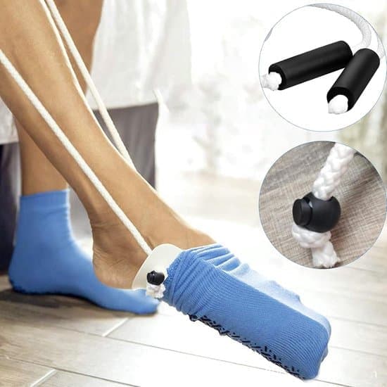 Strømpepåtrekker - Strømpehjelp - Verktøy for å lette påtaking av strømper - Designet for eldre og gravide kvinner