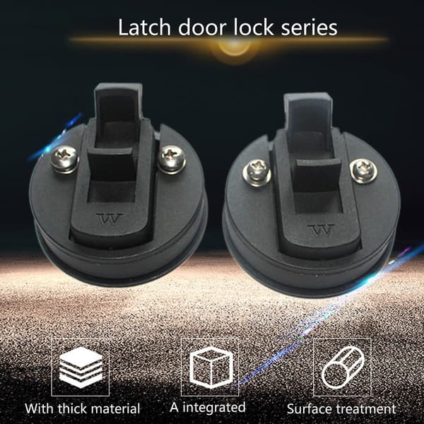 2\" Round Locking Flush Pull Handle Replacement Plastic for RV Marine Boat Southco (White)