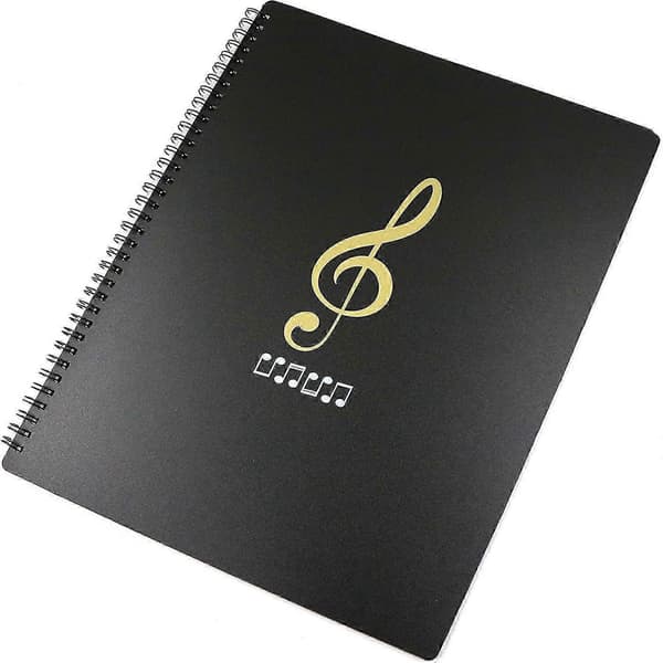 A4 papir node mappe opbevaring Elegant keyboard musik bord mappe (30 sider)