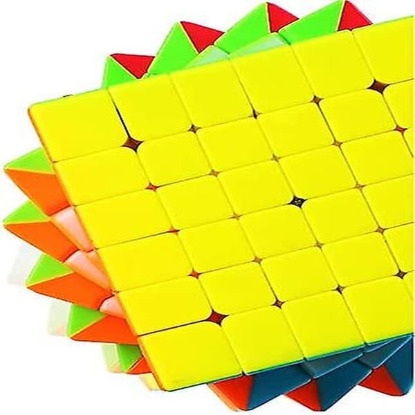 Trylleterning 7x7 Stickerless, Speed Cube 7x7x7 3d Puslespil Terning Legetøj