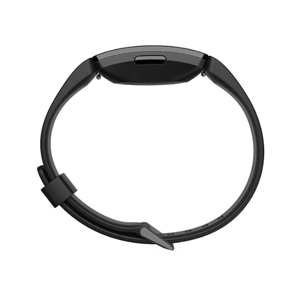 Smartwatch Fitbit Inspire HR Urskive Sort 45mm Rem Gummi Aktivitetsmåler sort black