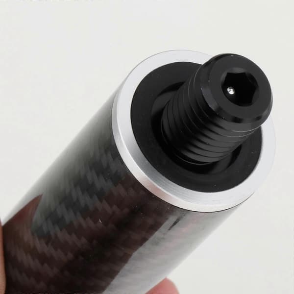 Biljard Kø Forlengelse Snooker Kø Forlenget 3.2cm Karbonfiber Kø Bakstykke Length 8cm