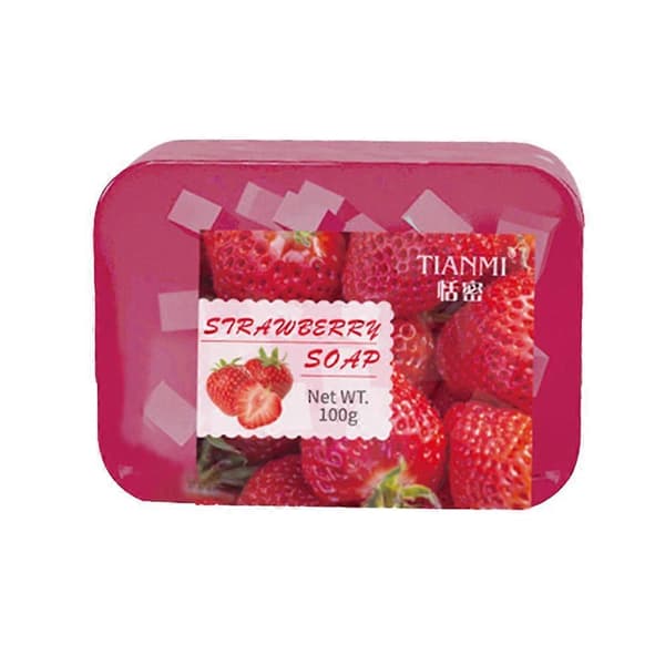 Hellävarainen hedelmän tuoksuinen saippua ravitseva - 100g Strawberry