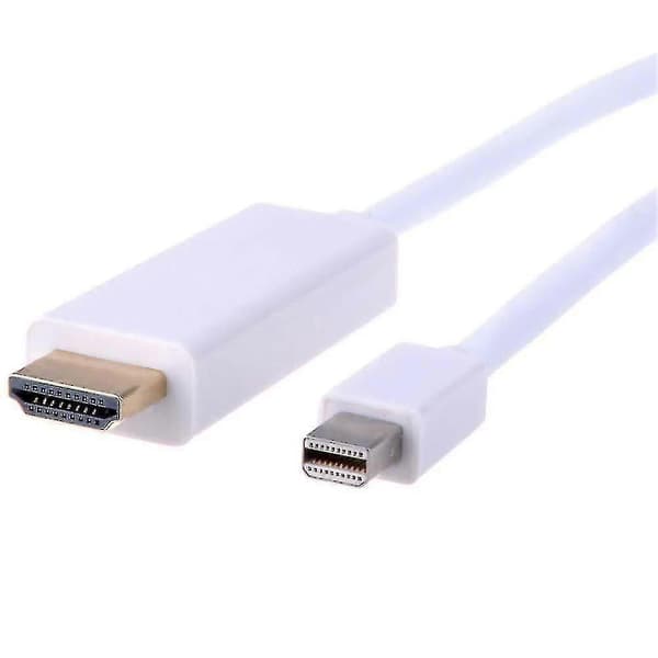 Til iMac Mac Mini 10FT/3M Mini DP Display Port Thunderbolt til HDMI Kabel Adapter Vit