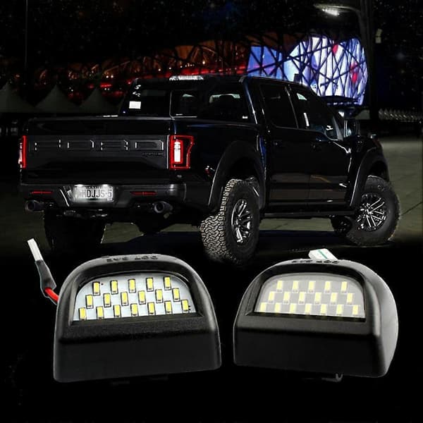 LED nummerpladelys til Chevrolet-Silverado Super lysstyrke Nem installation LED-lys Bilreservedele 4pcs