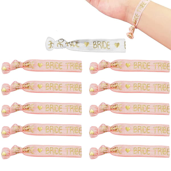 \"Bride's Tribe\" Armbandset: Brud, Brud, Brud, Brud, Brudtärna