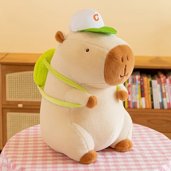 25-60 cm Sød Capybara Plyslegetøj Simulation Capybara Fluffy Dukke Internet Berømthed Dyr Bløde Tøjdyr Værelsesindretning Børnegave 2 Height 35cm