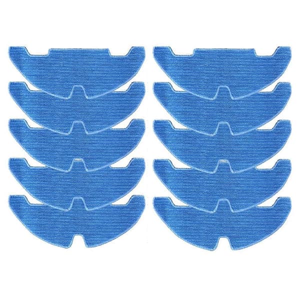Vaskbar moppepude til Lefant M330 Pro robotstøvsuger reservedele moppeklude 10 stk. Blue 10 Pieces