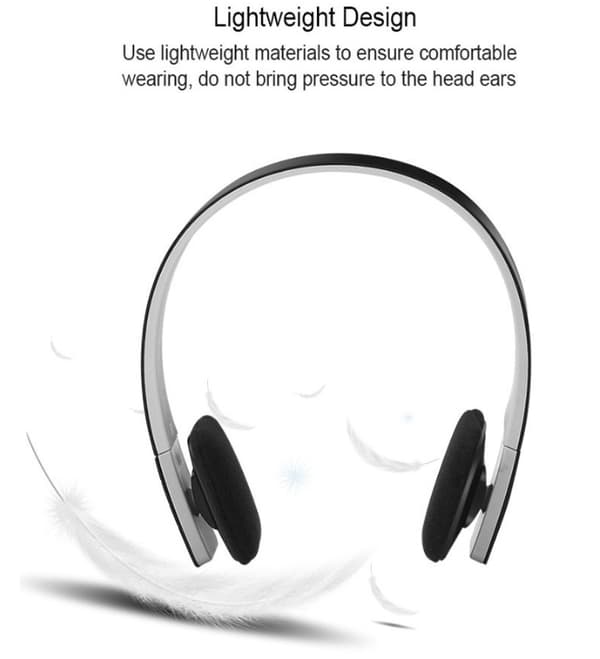 Trådløse Genopladelige Over-Ear Bluetooth Hovedtelefoner White