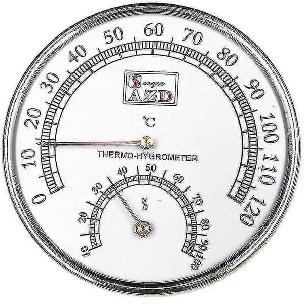 Bastu Termometer Hygrometer, Celsiusmätare för verkstäder, simhall, lager Spa Bastutillbehör -
