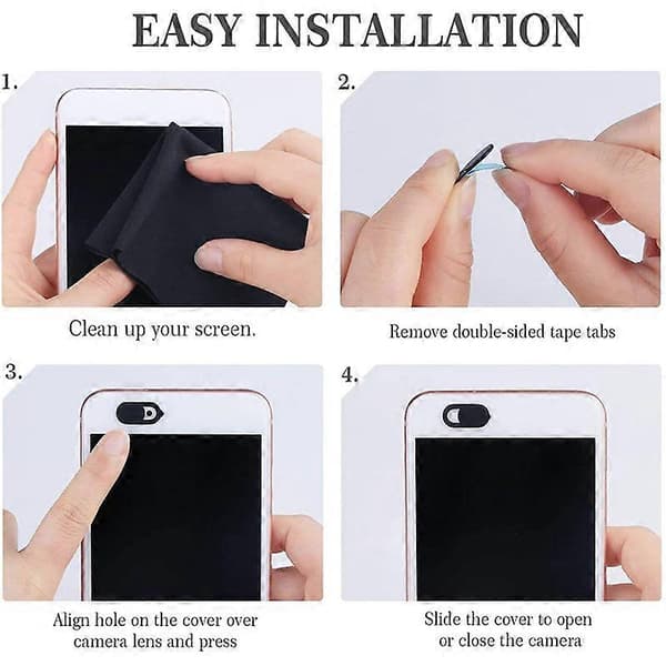 6 pcs Camera Cover Mobile Phone Computer Camera Lens Cover Protective Sticker