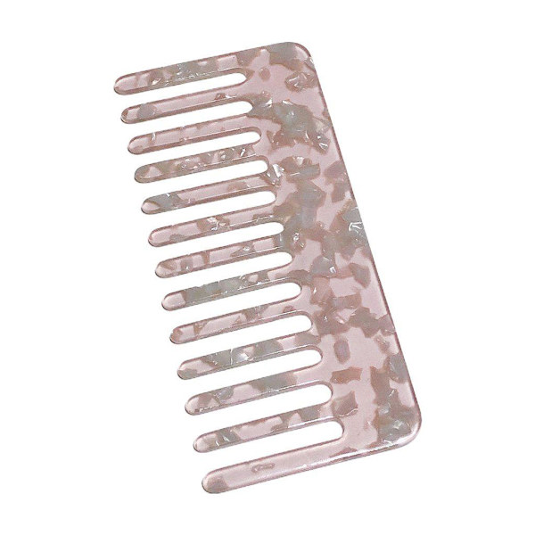 Antistatic Comb with Marbled Pattern Rosa pink