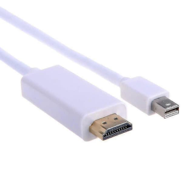 Til iMac Mac Mini 10FT/3M Mini DP Display Port Thunderbolt til HDMI Kabel Adapter Vit