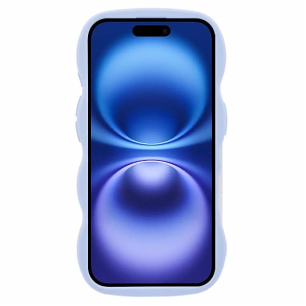 iPhone 17 Mobilskall Bølgete Lila