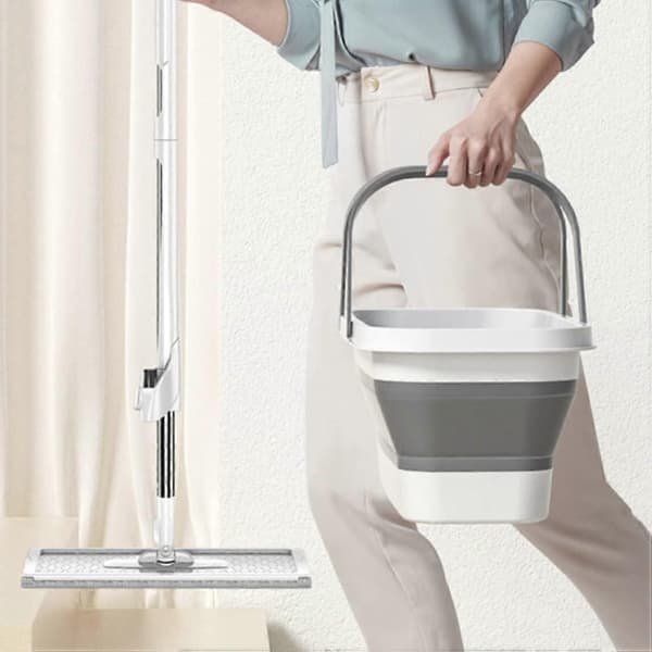 Foldable Bathtub with Handle, Portable Shopping Basket, Outdoor Plastic Picnic