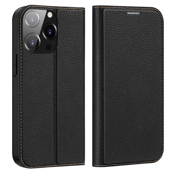 Dux Ducis iPhone 14 Pro Plånboksfodral Skin X2 - Svart Svart
