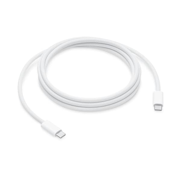 For Apple 60W USB-C Vevd Ladekabel 1m Bulk - Hvit