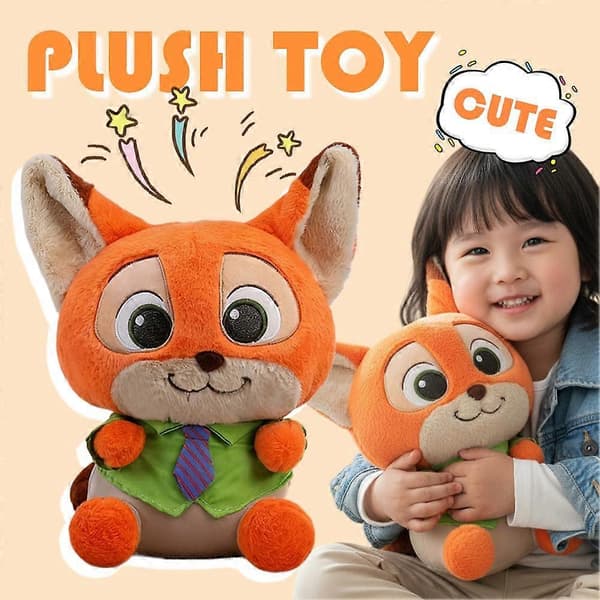 Zootopia Söpö Judy Nick Pehmolelu Lapsille Syntymäpäiväjuhla Lahja AA Blue