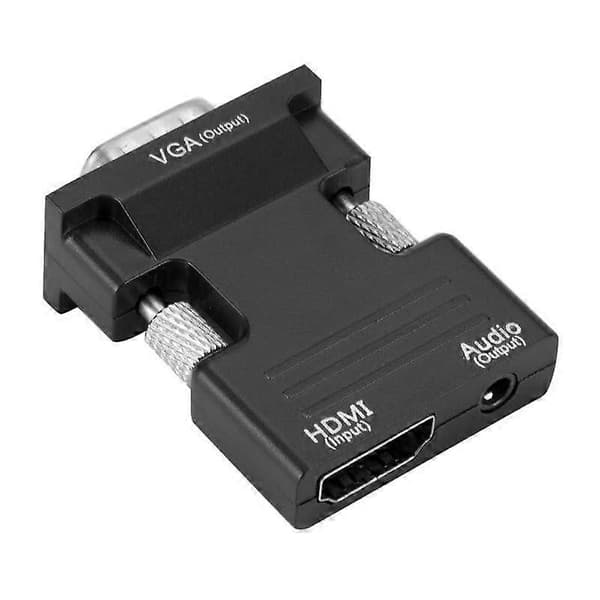 HDMI til VGA-adapter med 3,5 mm AUX
