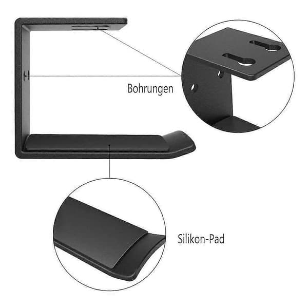 Hovedtelefonholder i aluminiumslegering