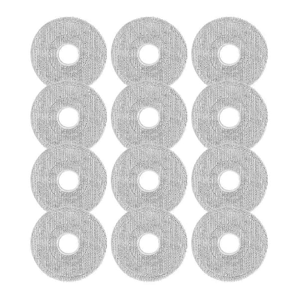 12 st moppdukar för 5C / OV42CN soprobot reservdelar tvättbara moppdynor 12PCS