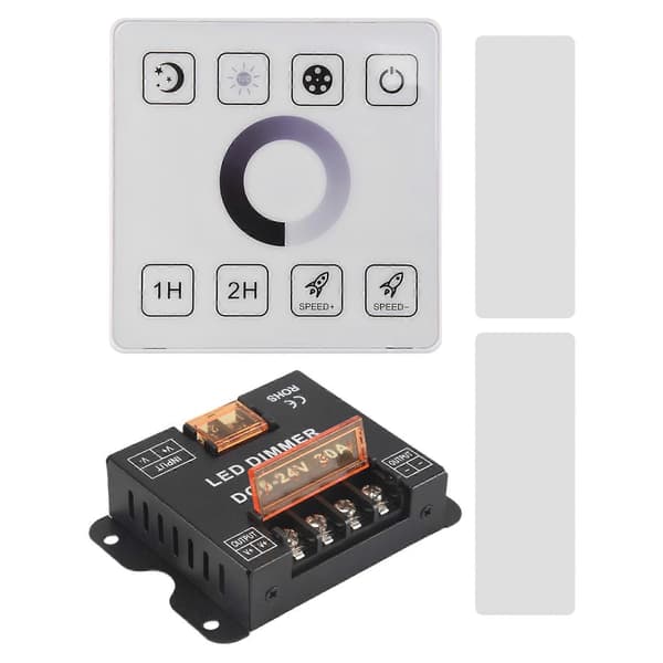 Dimmerkontroll for DC5-24V 30A Ensfarget LED-stripebelysning