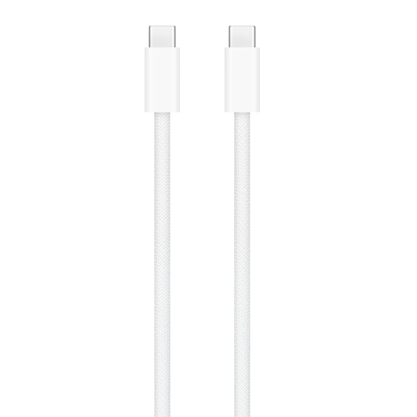 For Apple 60W USB-C Braided Charging Cable 1m Bulk - White