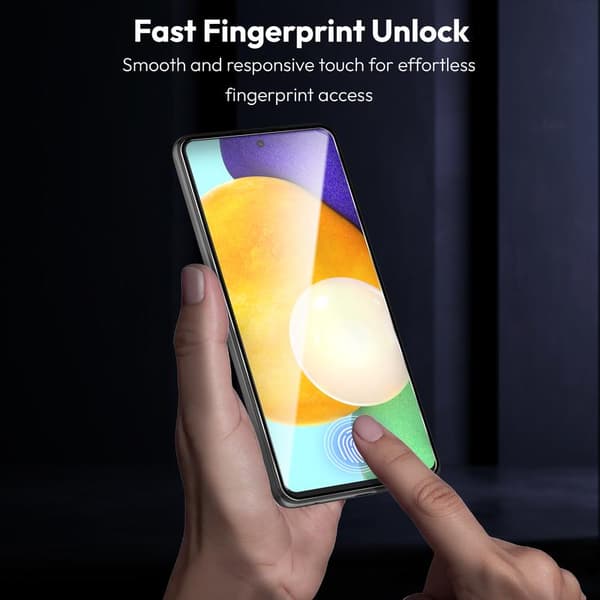 2-pack Samsung A52S Screen Protector - Tempered Glass | [Automatic Installation] - Bubble-free Samsung A-series SamsungAserie
