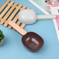 Lntyq 2-pack plastsked för kattmat, foder- och matskopa för husdjur