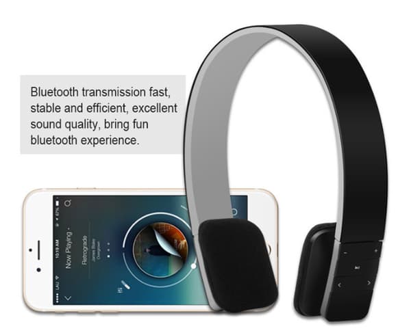 Langattomat ladattavat over-ear Bluetooth-kuulokkeet Black