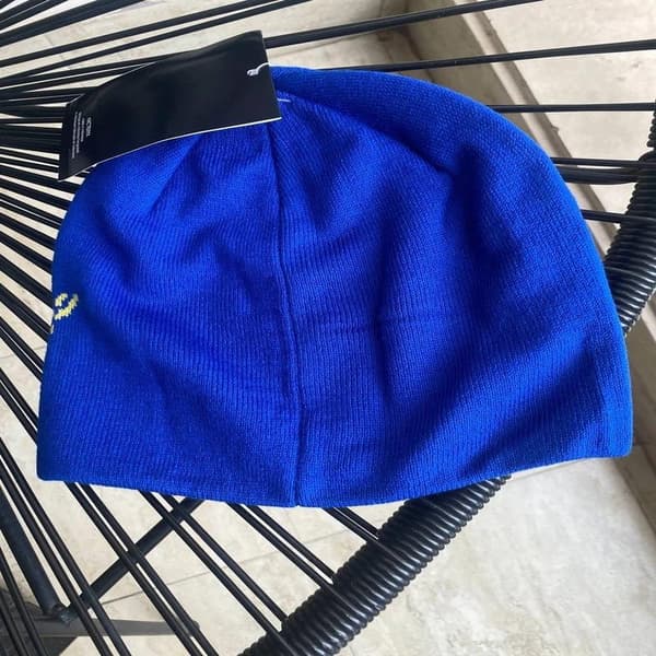 [LCS] Arc'teryx Bird Head Toque Mössa Blå Merinoull Stickad Vintermössa Unisex Blue