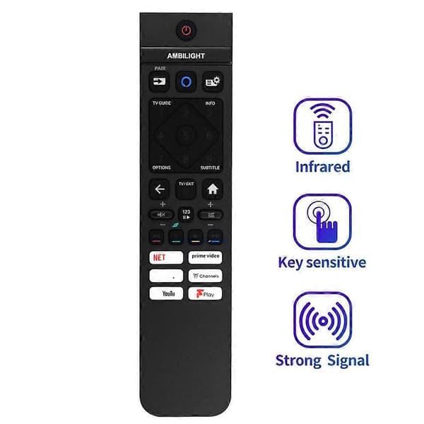 Fjernkontroll for Philips TV 398GM10BEPHND000CR Fjernkontroll Svart