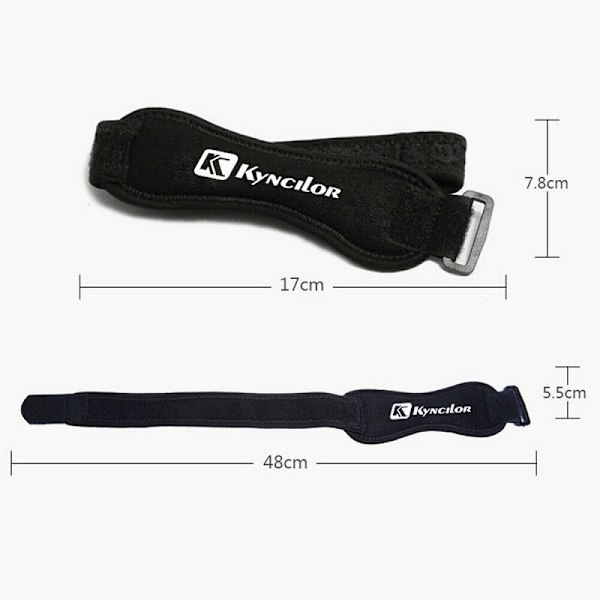 Adjustable Knee Strap for Running - Blue Blå blue