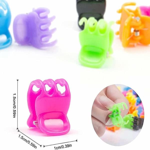 100 stycken Mini Plast Hårklämmor Frisyr Hårnål Broscher