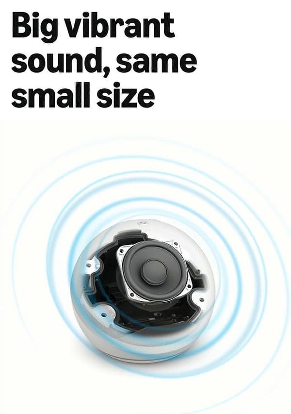 Velegnet til Alaxe Bluetooth-højttalere, ideel til soveværelser, spisestuer og kontorer
